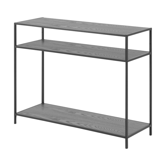 Lisomme Vic houten sidetable zwart - 100 x 35 cm