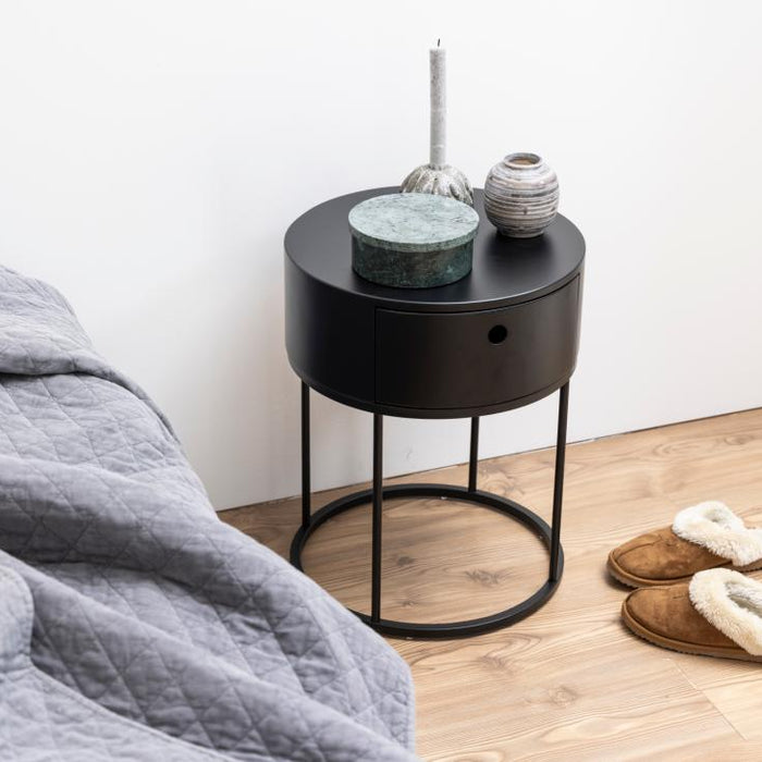 by fonQ basic Nim Nachtkastje - Zwart