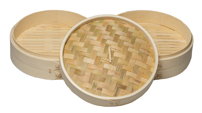 Sareva Stoommandje - Bamboe - 2-laags - ø 25 cm