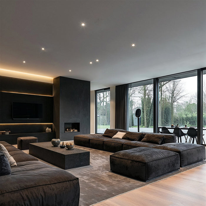 QAZQA Inbouwspot rond wit draai- en kantelbaar - Chuck