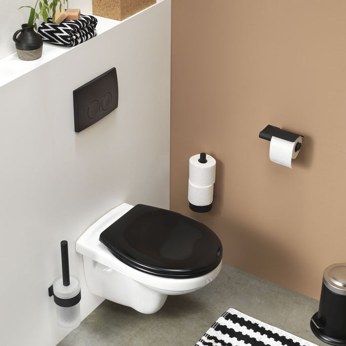 Tiger Bold Toiletborstel met Houder - Zwart