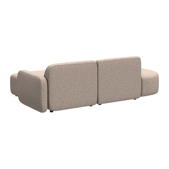 by fonQ Aire Hoekbank Rechts - Links Open - Taupe