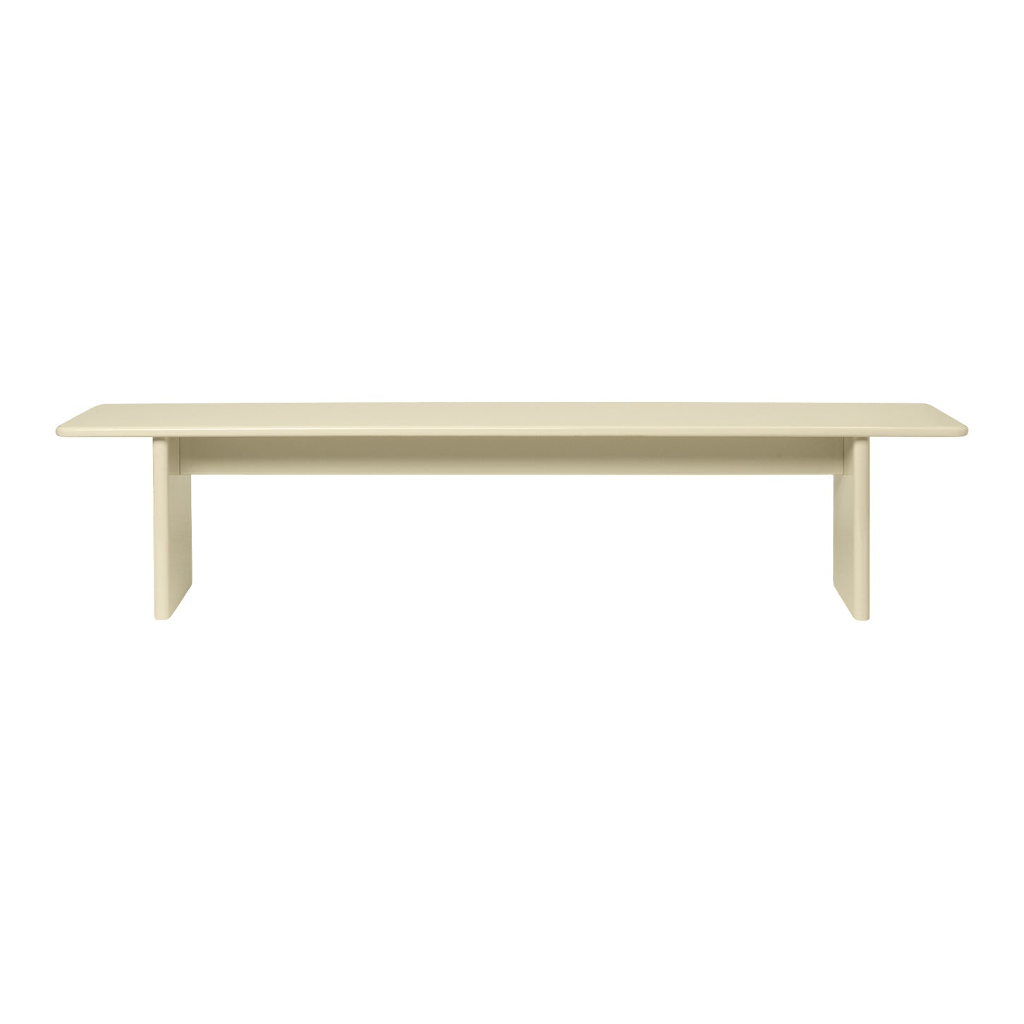 ferm LIVING Rink Bankje - B 200 cm - Eggshell
