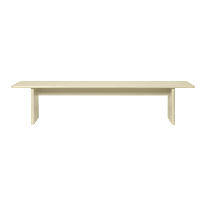 ferm LIVING Rink Bankje - B 200 cm - Eggshell