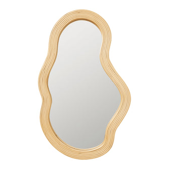 Ferm Living Pond Spiegel - Medium - Rattan Frame
