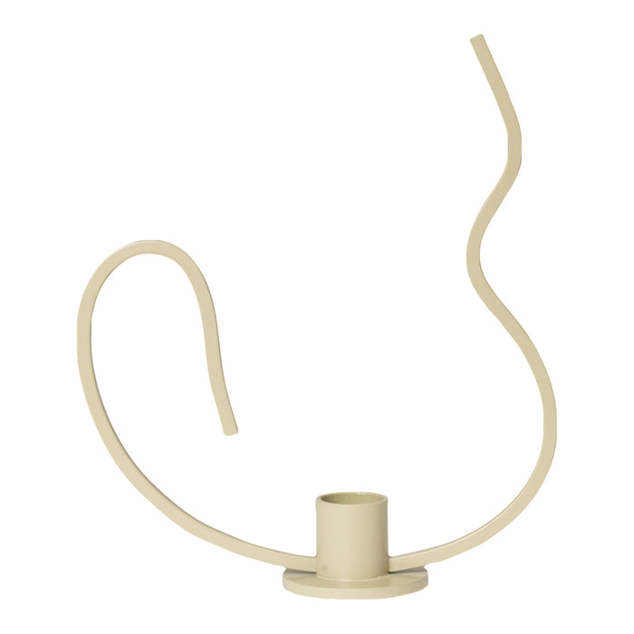 Ferm Living Valse Kandelaar Low - Cashmere