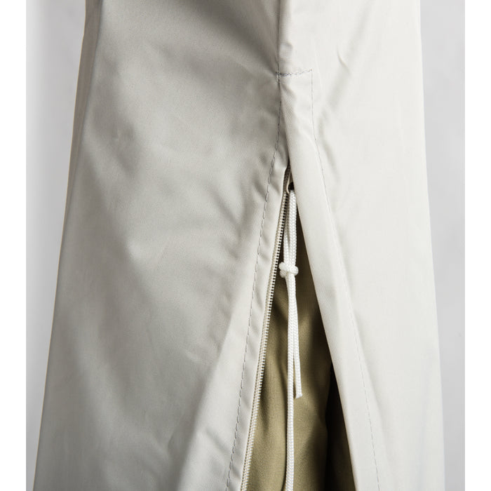Parasol Beschermhoes uit Stevig Polyester met Rits - Licht Grijs