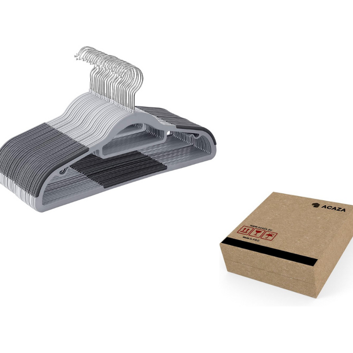 ACAZA Kledinghanger Grijs  - 30 st.
