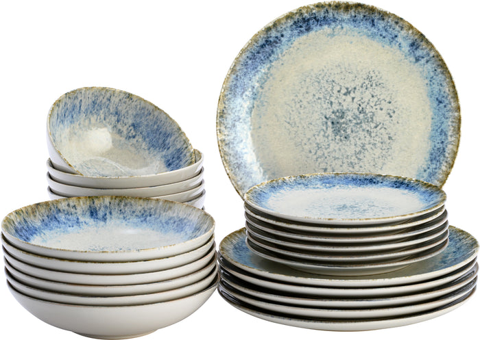 Lite-Body Serviesset Hermes - licht blauw - 6 personen - 24 delig