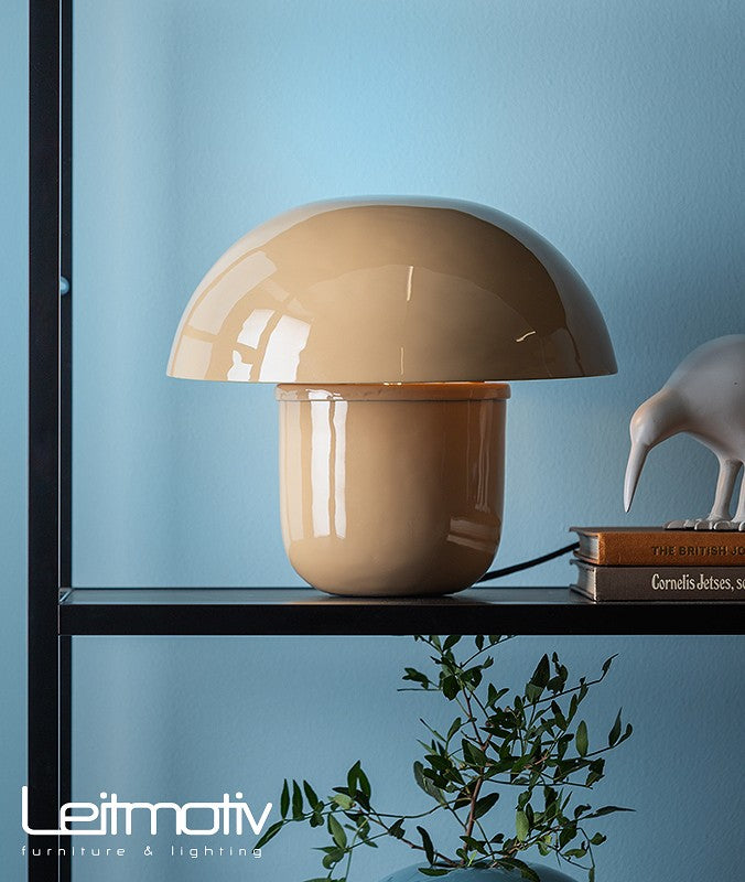 Leitmotiv - Hanglamp Blown Glass - Rond Messing - Ø30cm