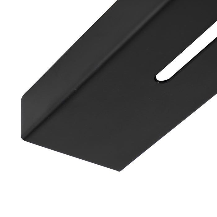 QAZQA Plafondplaat zwart 120cm voor 2, 3 of 5 hanglampen