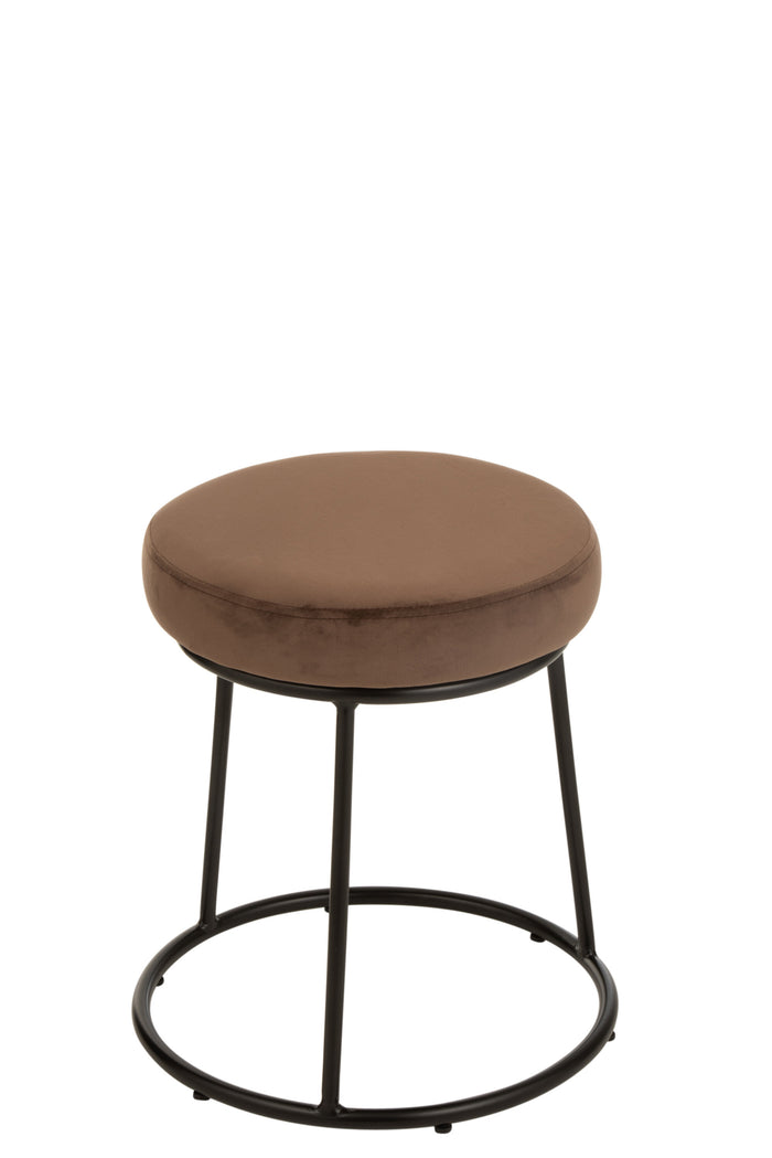 Zitting | Textiel | Bruin | 34x34x (h)7.5 Cm