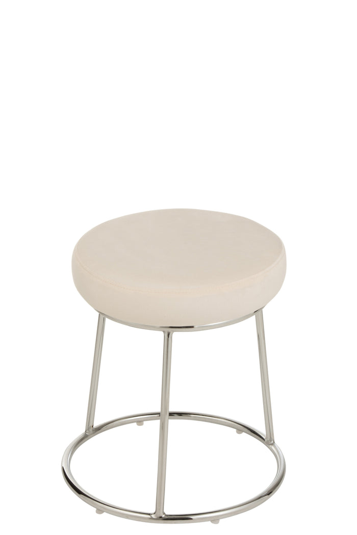 Zitting | Textiel | Wit | 34x34x (h)7.5 Cm