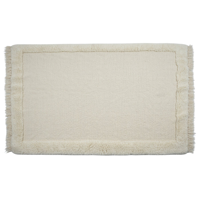 Giga Meubel - Vloerkleed Rechthoek - Beige Wol - 160x230x2cm - Norah