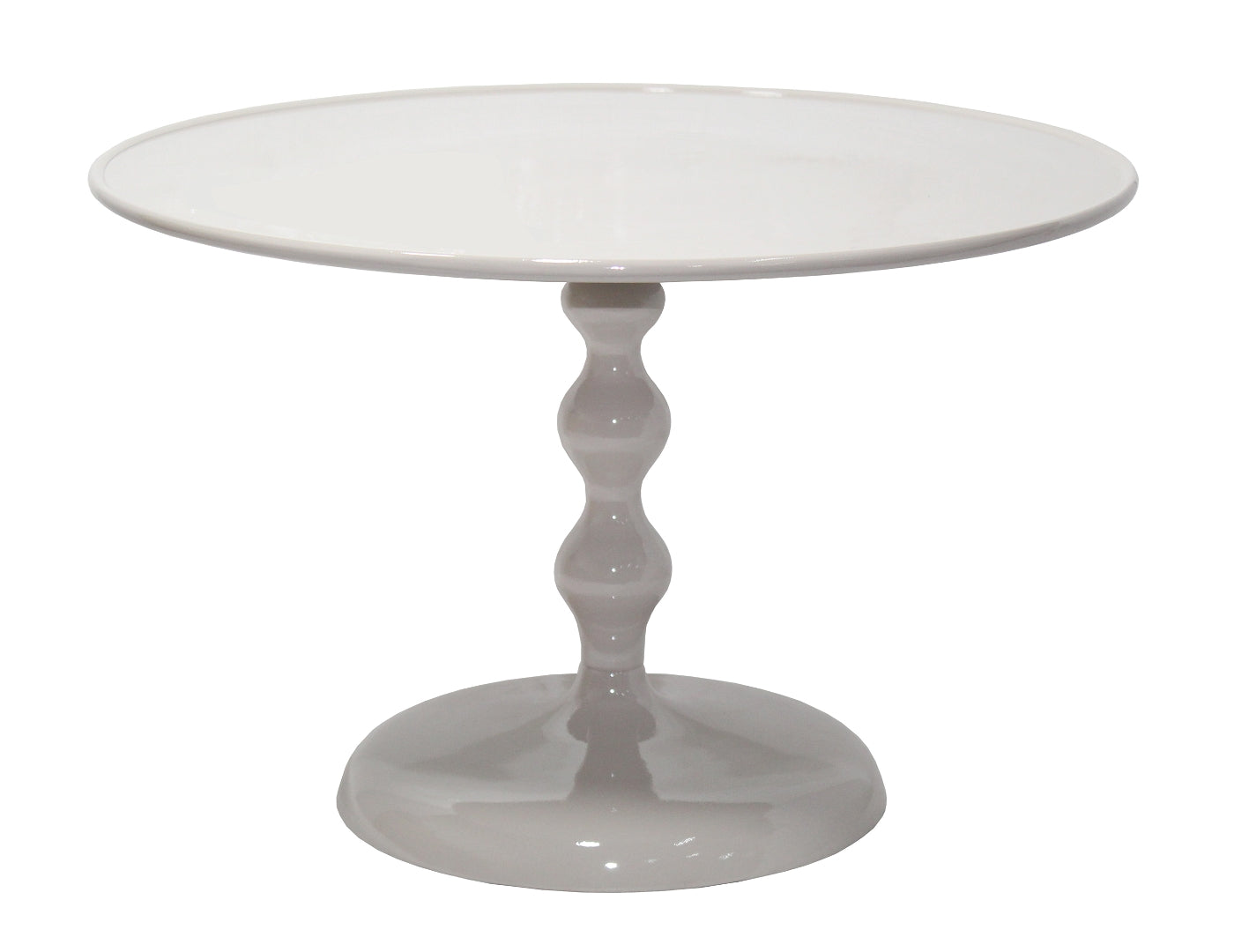 Giga Meubel - Salontafel Rond - Beige Glans - 59x59x38,5cm - Carien