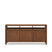 Kave Home - Dressoir Sashi van massief teakhout 180 x 85 cm