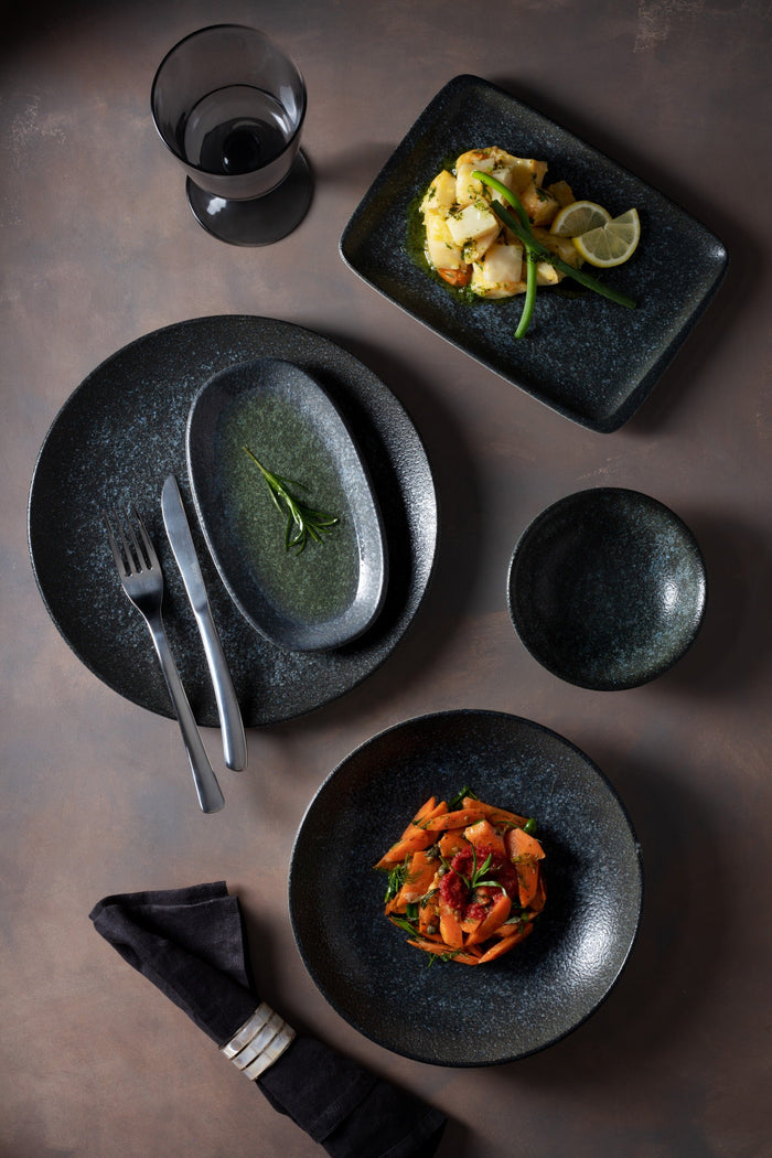 Bonna Diep bord - Vega - Porselein - 25 cm (1300cc) - set van 6