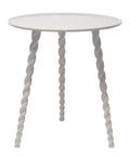 Giga Meubel - Bijzettafel Rond - Beige - 45,5x45,5x50cm - Santi