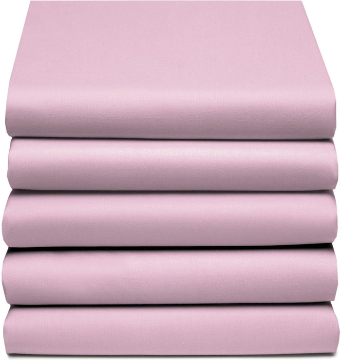 Cinderella topper hoeslaken (tot 15cm) - Katoen - 90x200cm - Roze