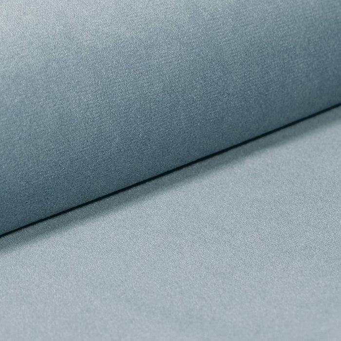 Nolon Nola-Fé draaibare eetkamerstoel velvet blauw - wit onderstel