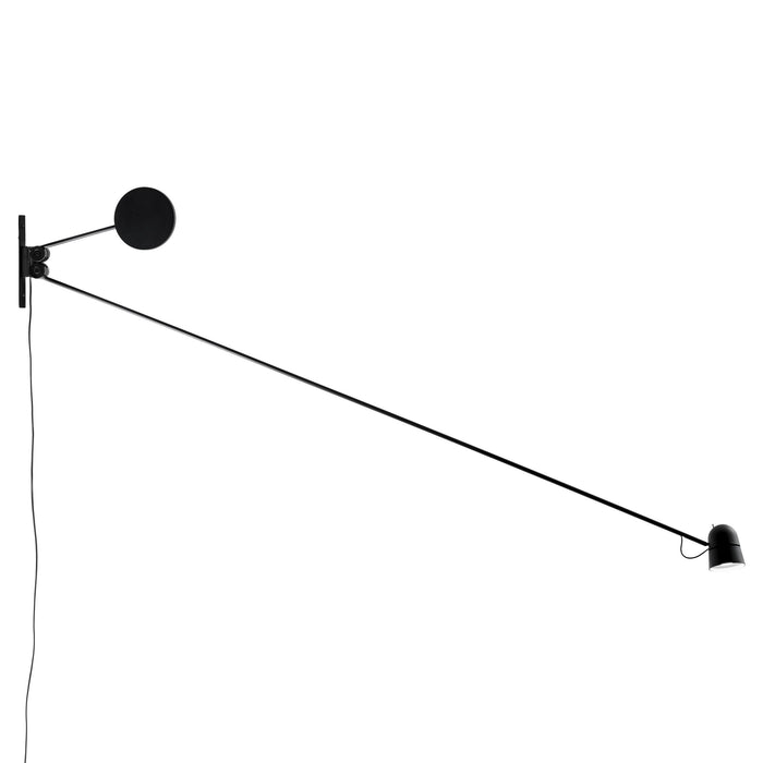 Luceplan Counterbalance wandlamp LED zwart