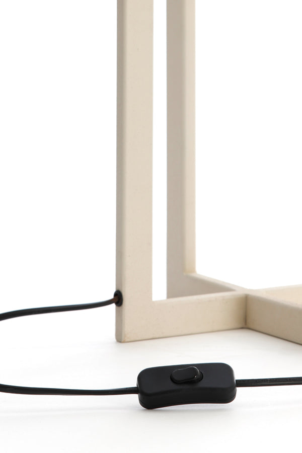 Light & Living Light&living Lampvoet 21x21x46 cm MACE crème