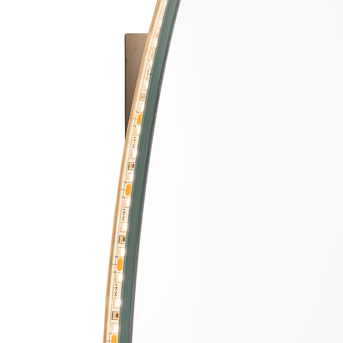 QAZQA Design badkamerspiegel 40 cm incl. LED IP44 - Biba