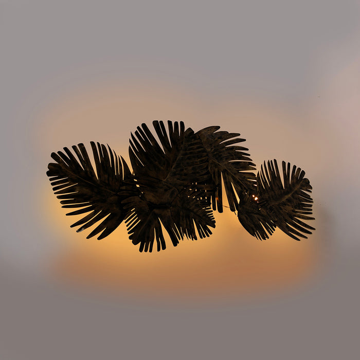 QAZQA Art Deco wandlamp antiek goud 105 cm 2-lichts - Lauf