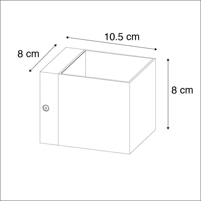 QAZQA Set van 4 moderne wandlampen antraciet - Transfer