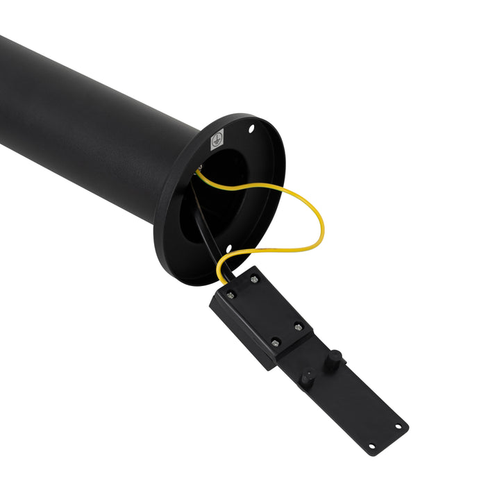 QAZQA Staande buitenlamp zwart 80 cm IP44 verstelbaar 2-lichts - Duo