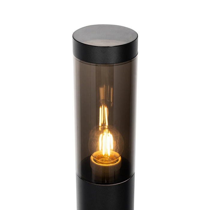 QAZQA Moderne buitenlamp paal zwart 110 cm IP44 - Rox