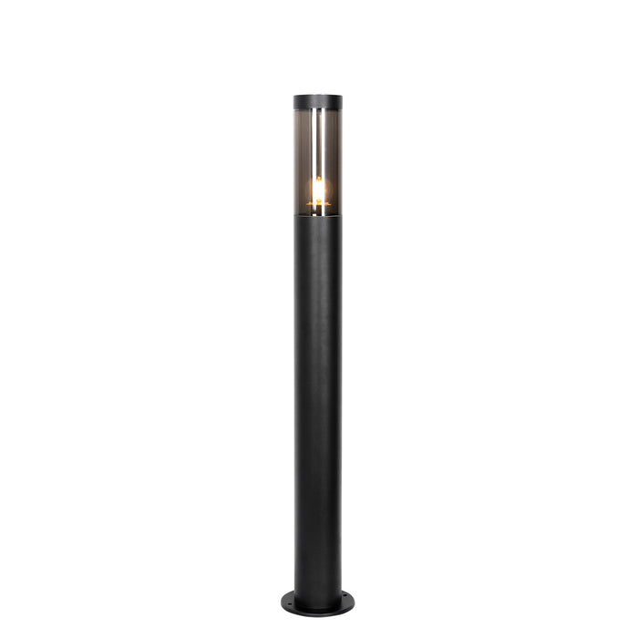 QAZQA Moderne buitenlamp paal zwart 110 cm IP44 - Rox