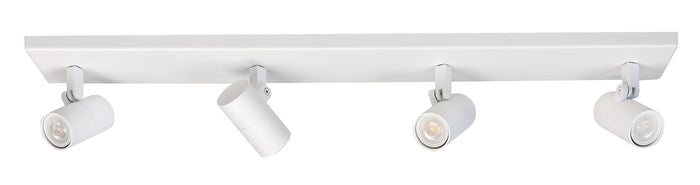 Highlight Spot Piccolo Wit GU10 mini 35mm  4-Lichts Balk