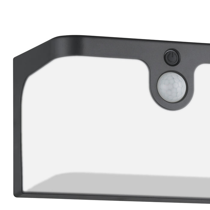 EGLO Croara Solar Wandlamp - LED - 15 cm - Antraciet|Wit