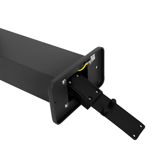 QAZQA Industriële staande buitenlamp donkergrijs 80 cm IP44 - Baleno