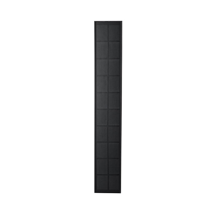 QAZQA Buiten wandlamp zwart 60 cm incl. LED 4-staps dimbaar met solar