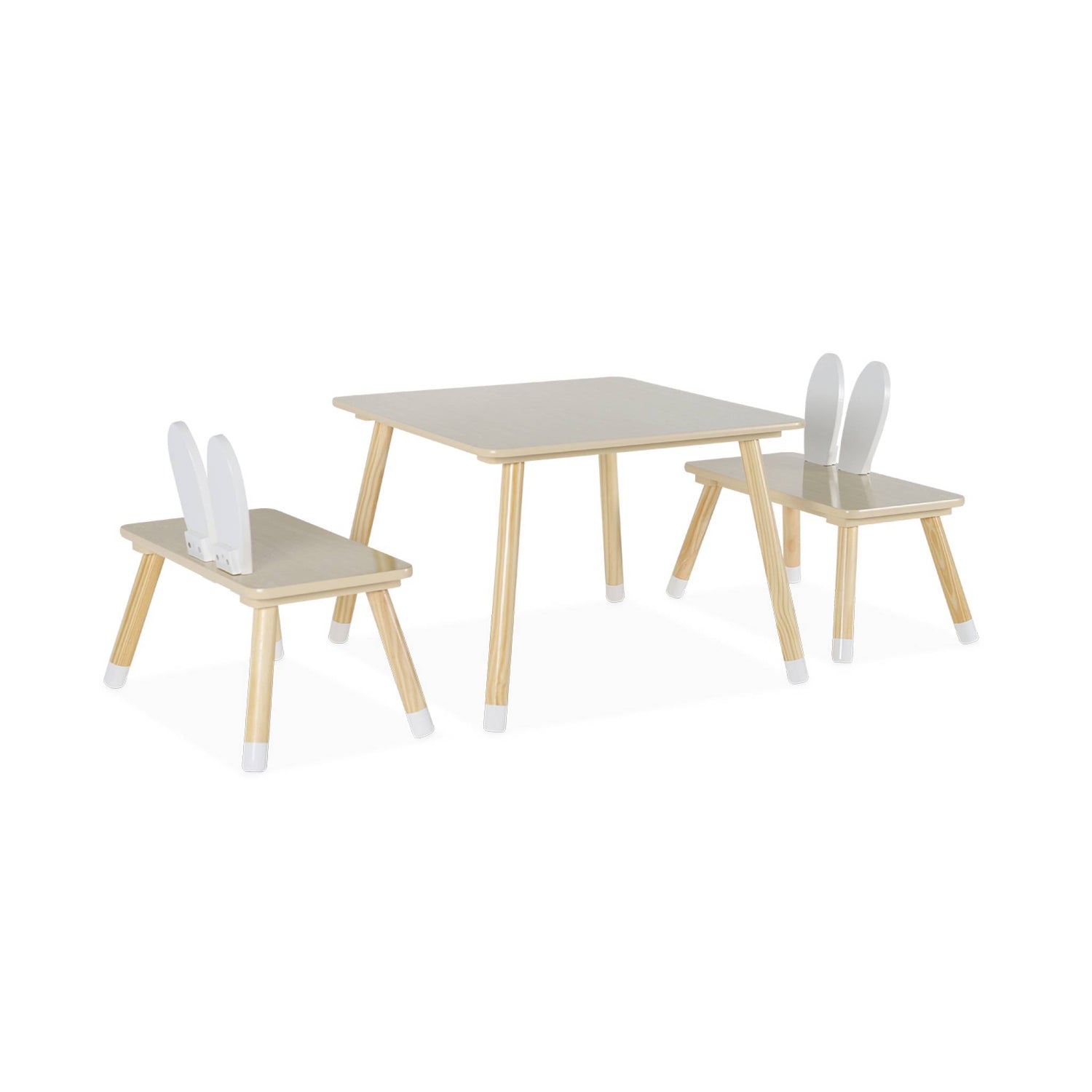 sweeek - Kindertafel + 2 stoelen