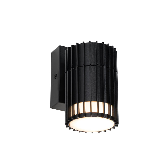 QAZQA Design buiten wandlamp zwart IP44 - Boris