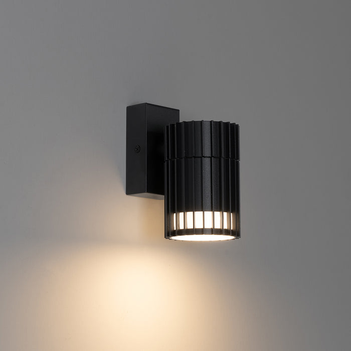 QAZQA Design buiten wandlamp zwart IP44 - Boris