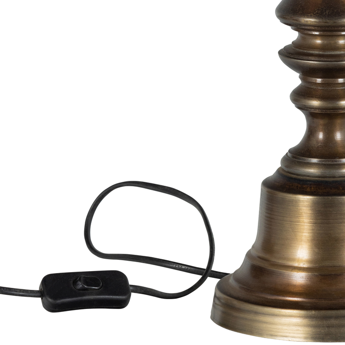 WOOOD Ohm Tafellampvoet - Antique Brass - 41x16x16