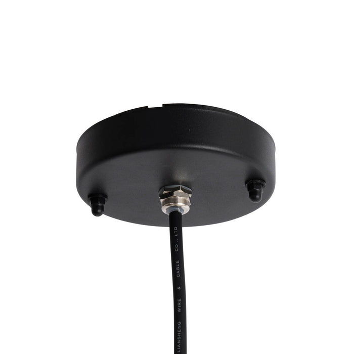 QAZQA Design buiten hanglamp zwart IP44 - Morty