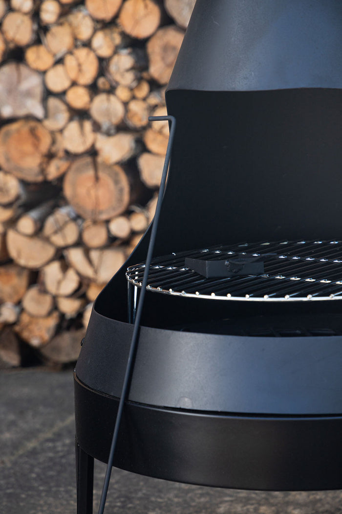 Rebellenclub Bonsa Tuinhaard en Grill - Zilver