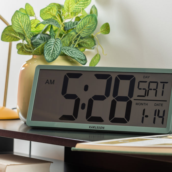 Karlsson - Wall|Table Clock Retro LCD