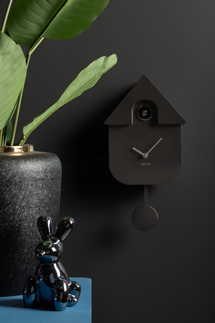 Karlsson - Wall Clock Modern Cuckoo Metallic
