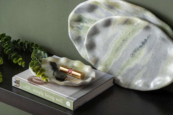 present time - Tray Waved Oval Large