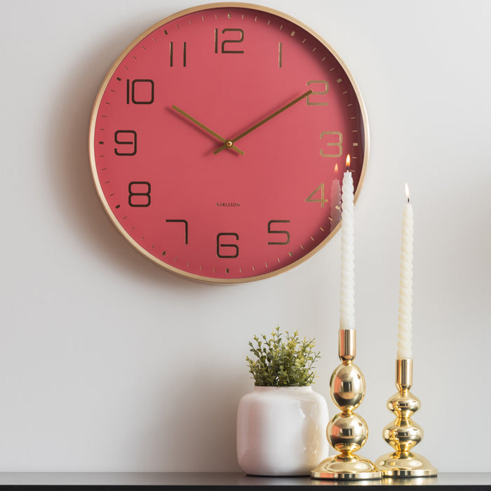 Karlsson - Wall Clock Elegance Glow
