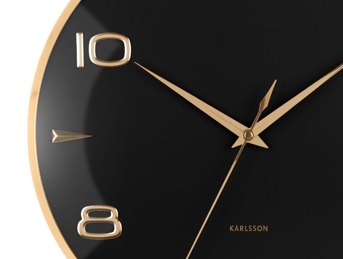 Karlsson - Wall Clock Sienna Glow
