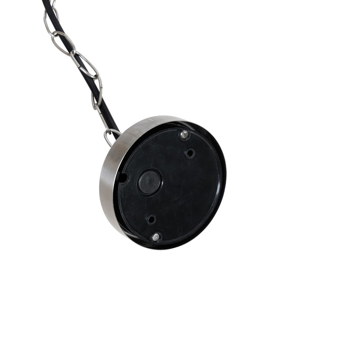 QAZQA Industriële hanglamp staal IP44 - Shell