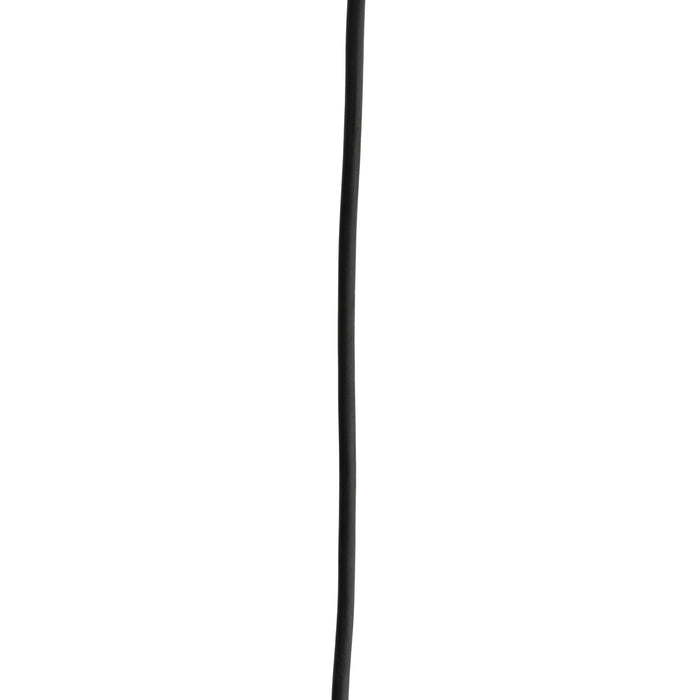 QAZQA Buiten hanglamp wit 35 cm met stekker IP44 - Pion
