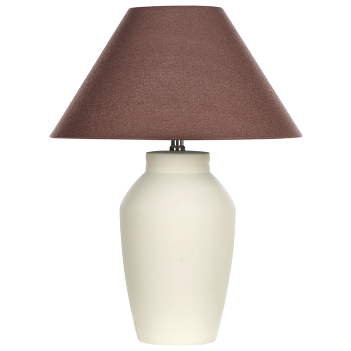 Beliani - RODEIRO - Tafellamp - Lichtbeige - Keramiek